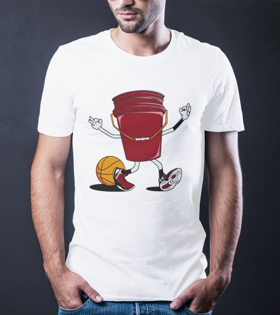 Jimmy Butler Miami Heat Basketball Bucket Character T-Shirt