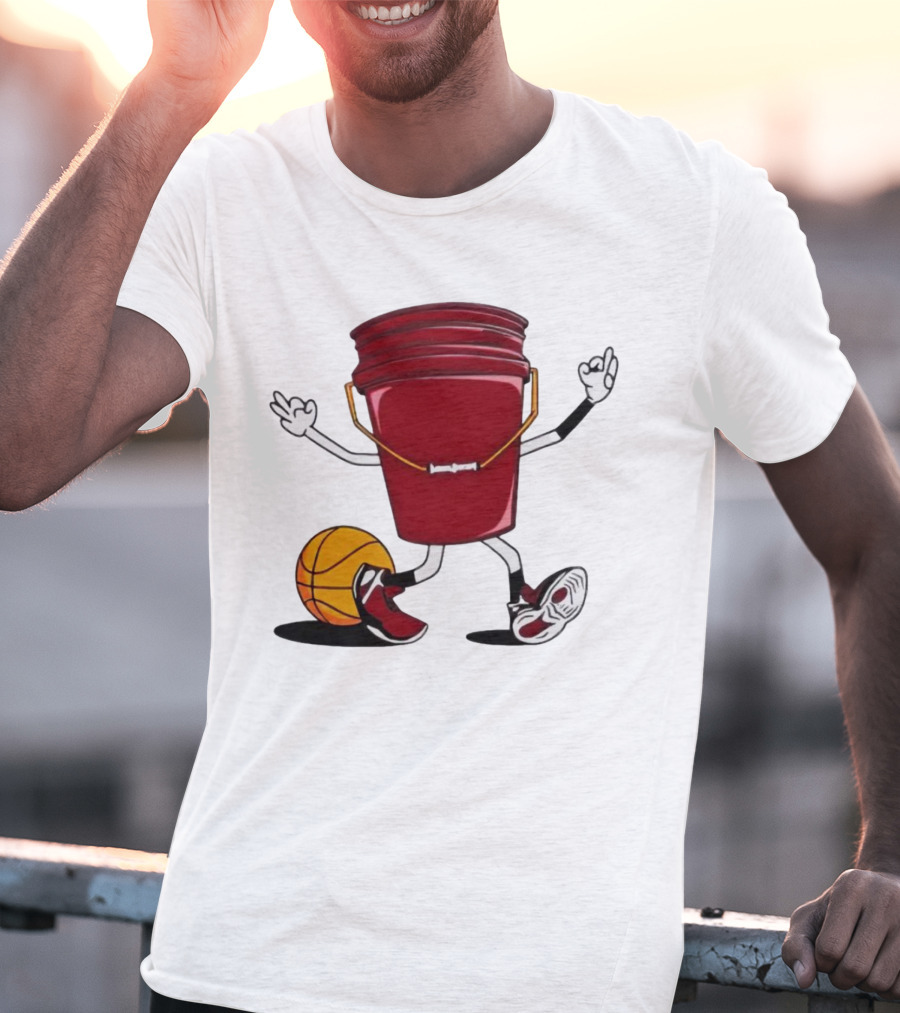 Jimmy Butler Miami Heat Basketball Bucket Character T-Shirt