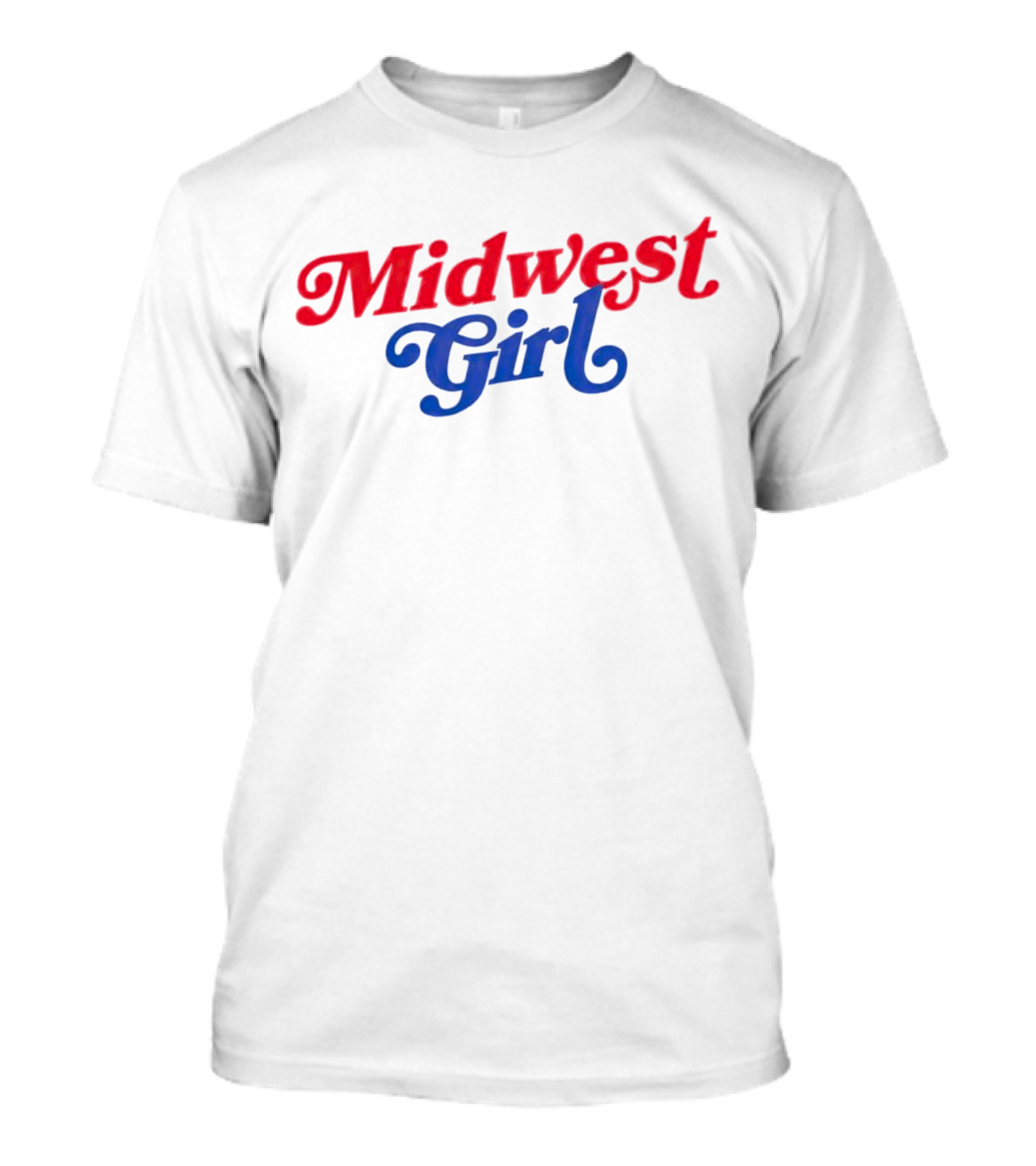 Midwest Girl Red Blue T-Shirt