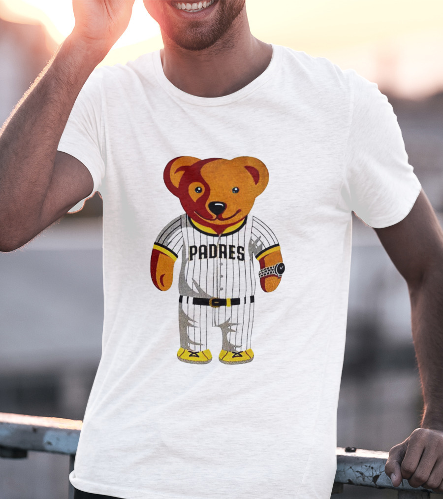 Oris Bear Padres San Diego Baseball Team T-Shirt