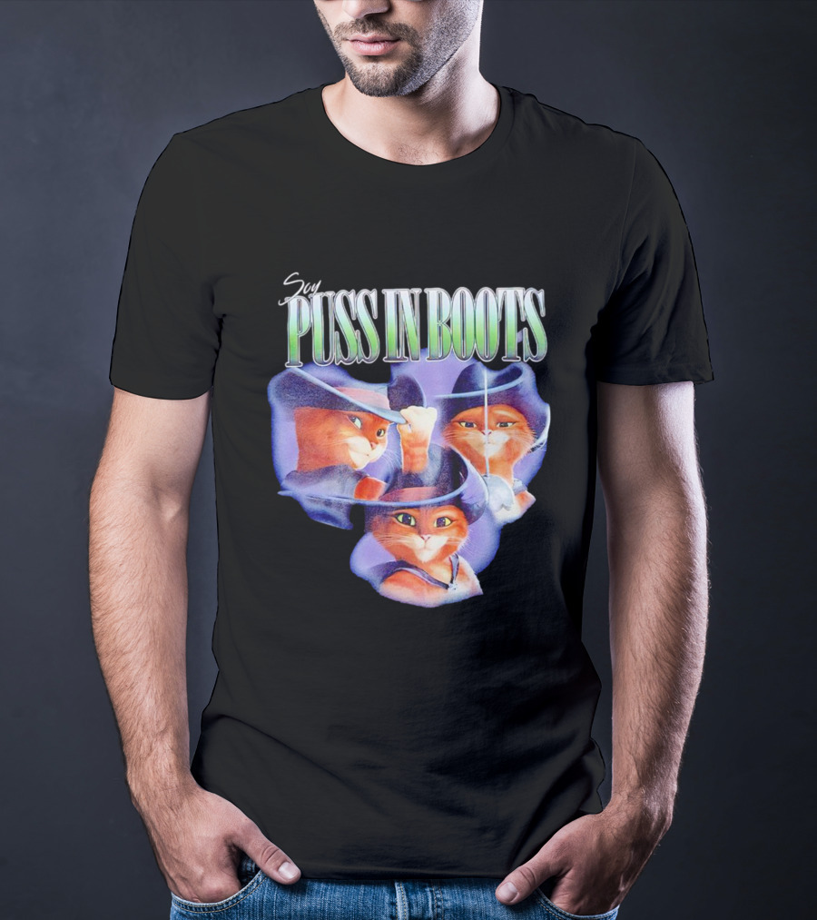Soy Puss In Boots Trio With Hats And Sword T-Shirt