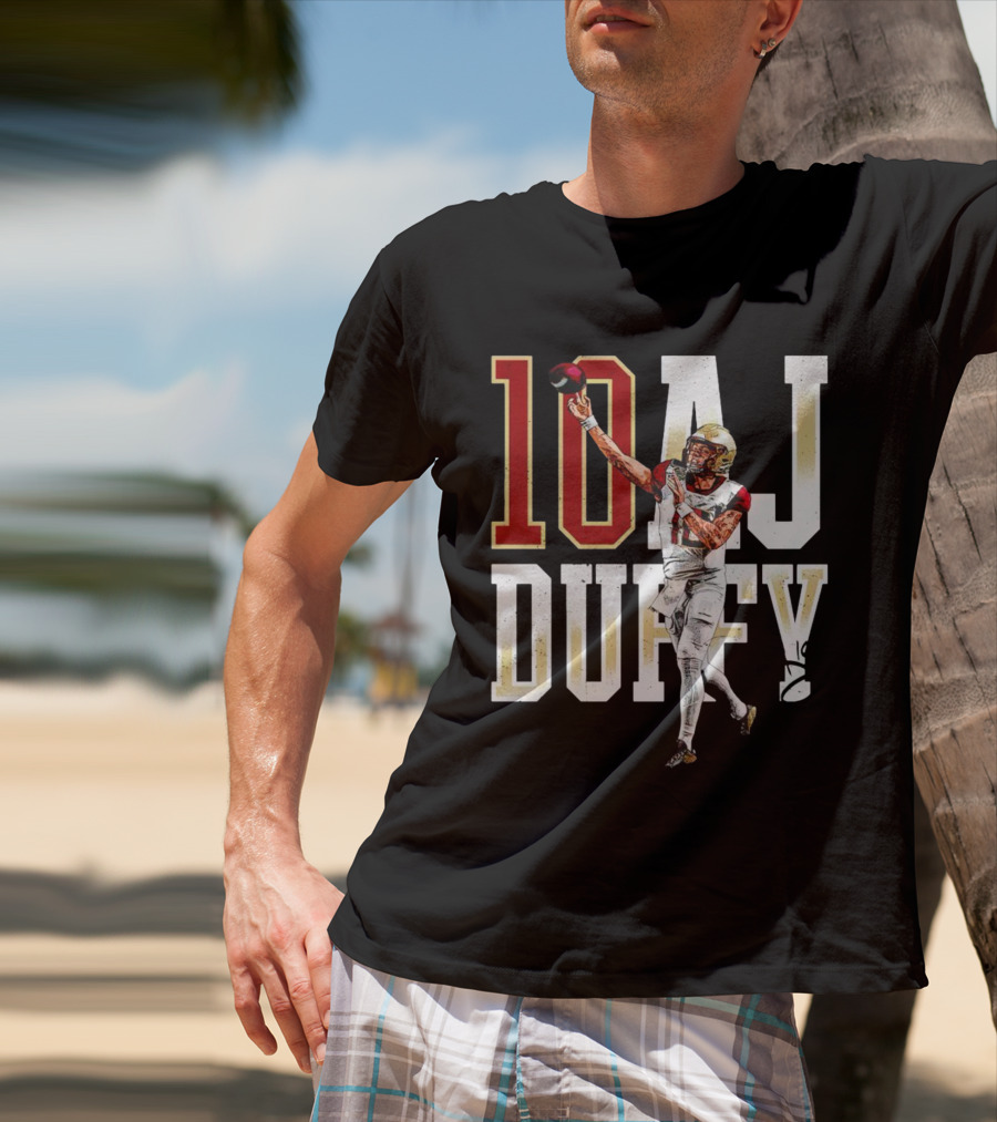 Aj Duffy 10 Florida State Seminoles Football Player T-Shirt