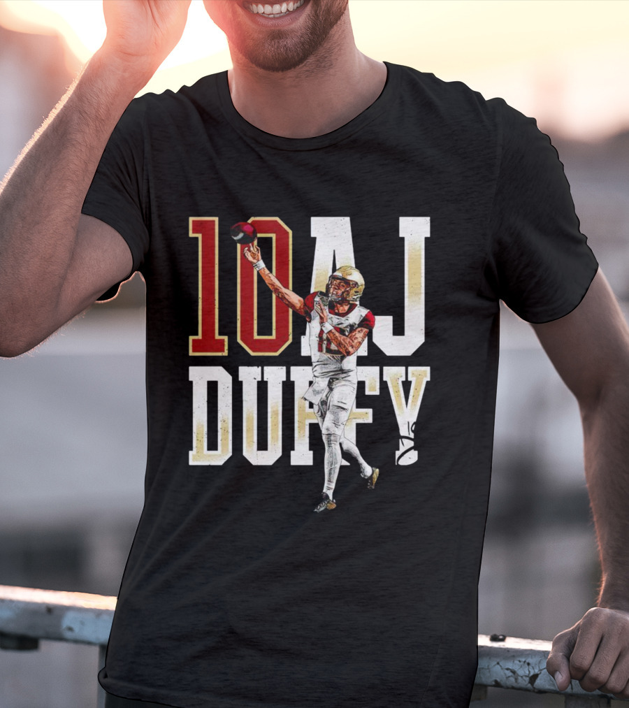 Aj Duffy 10 Florida State Seminoles Football Player T-Shirt