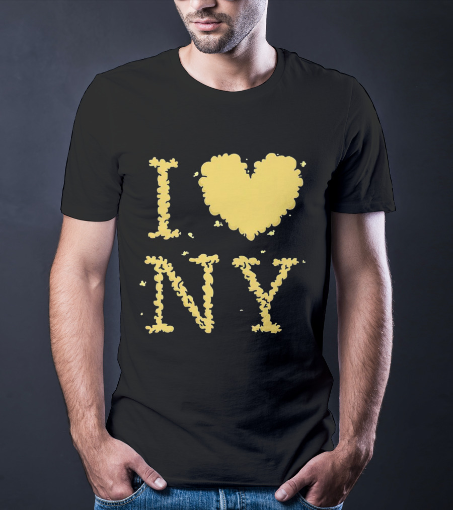 I Love NY Smoke Edition Puff Lettering T-Shirt