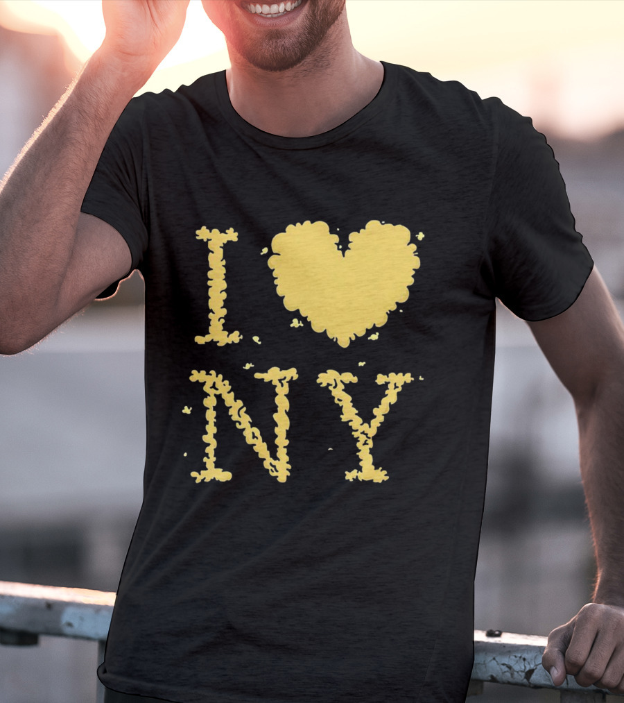 I Love NY Smoke Edition Puff Lettering T-Shirt