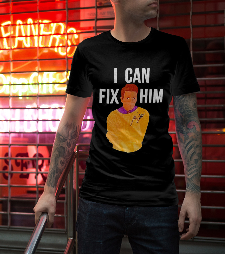 Misha Collins I Can Fix Him Orange T-Shirt