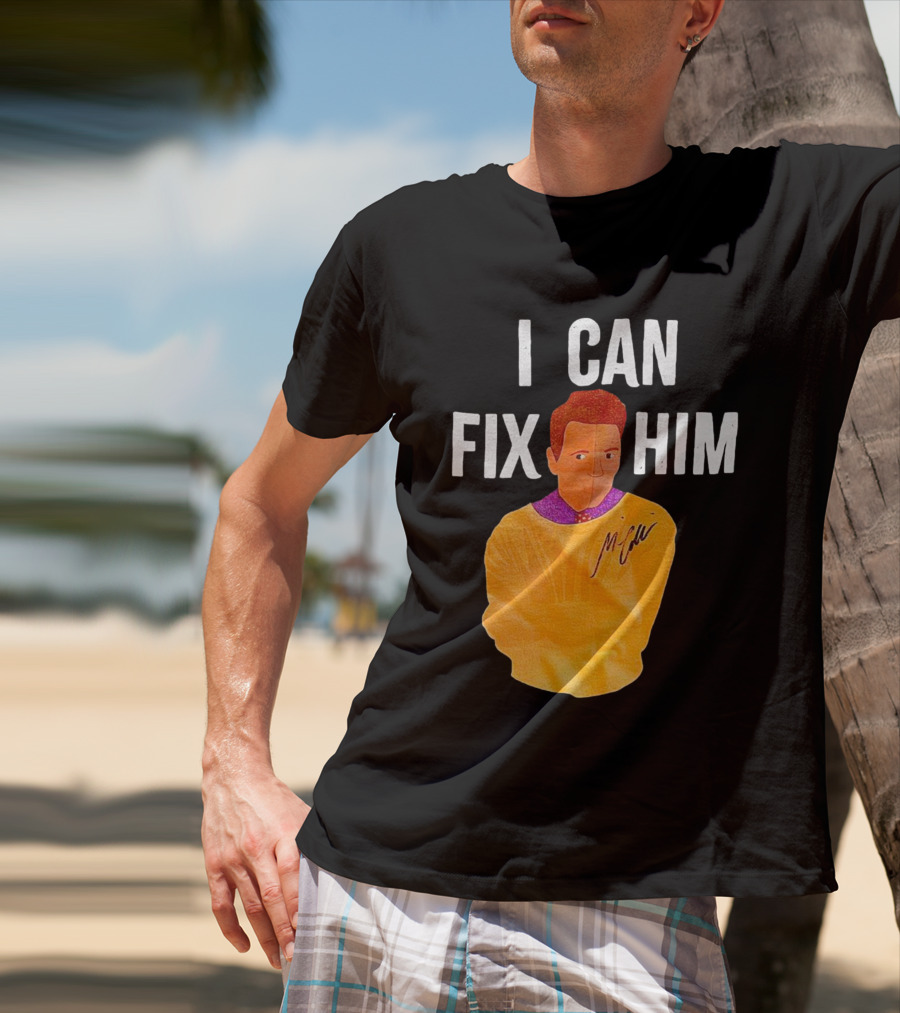 Misha Collins I Can Fix Him Orange T-Shirt