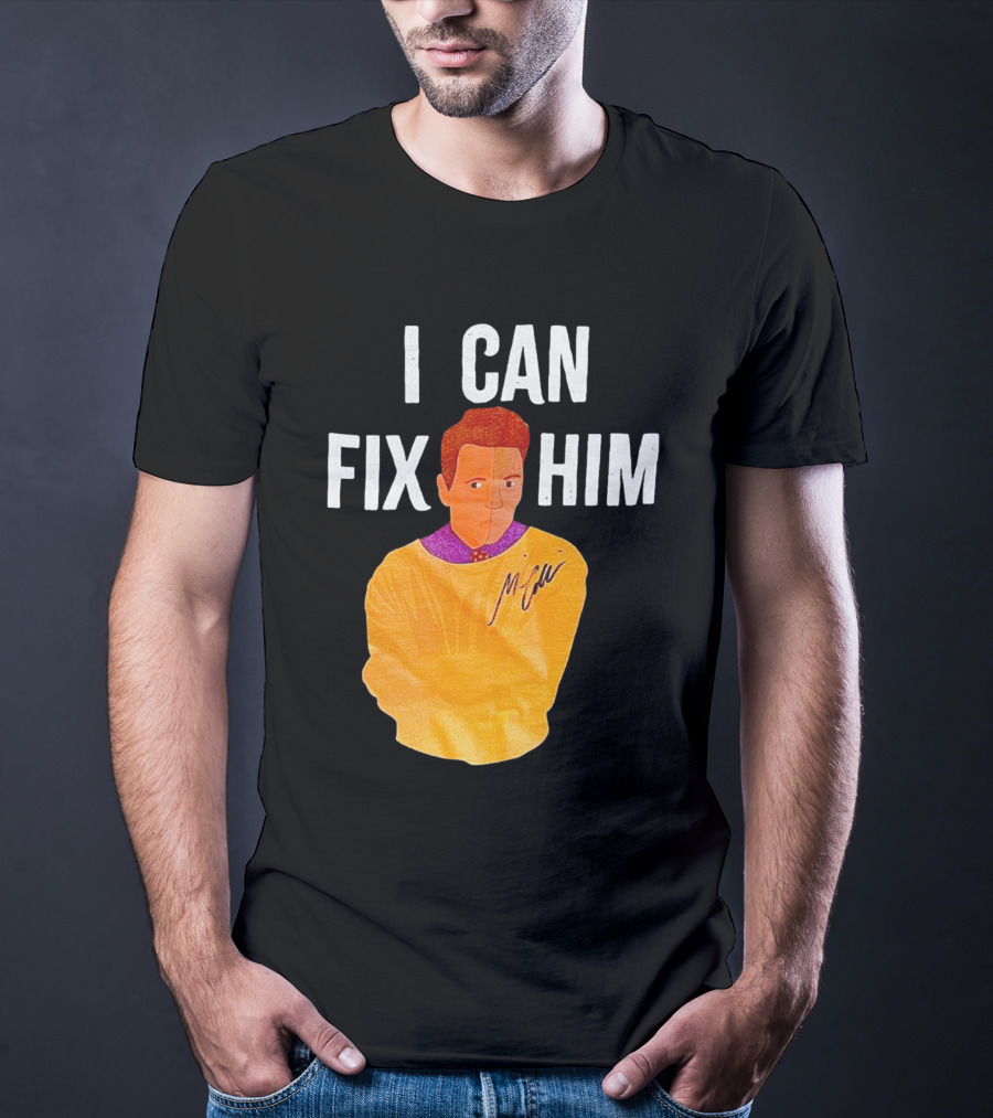 Misha Collins I Can Fix Him Orange T-Shirt