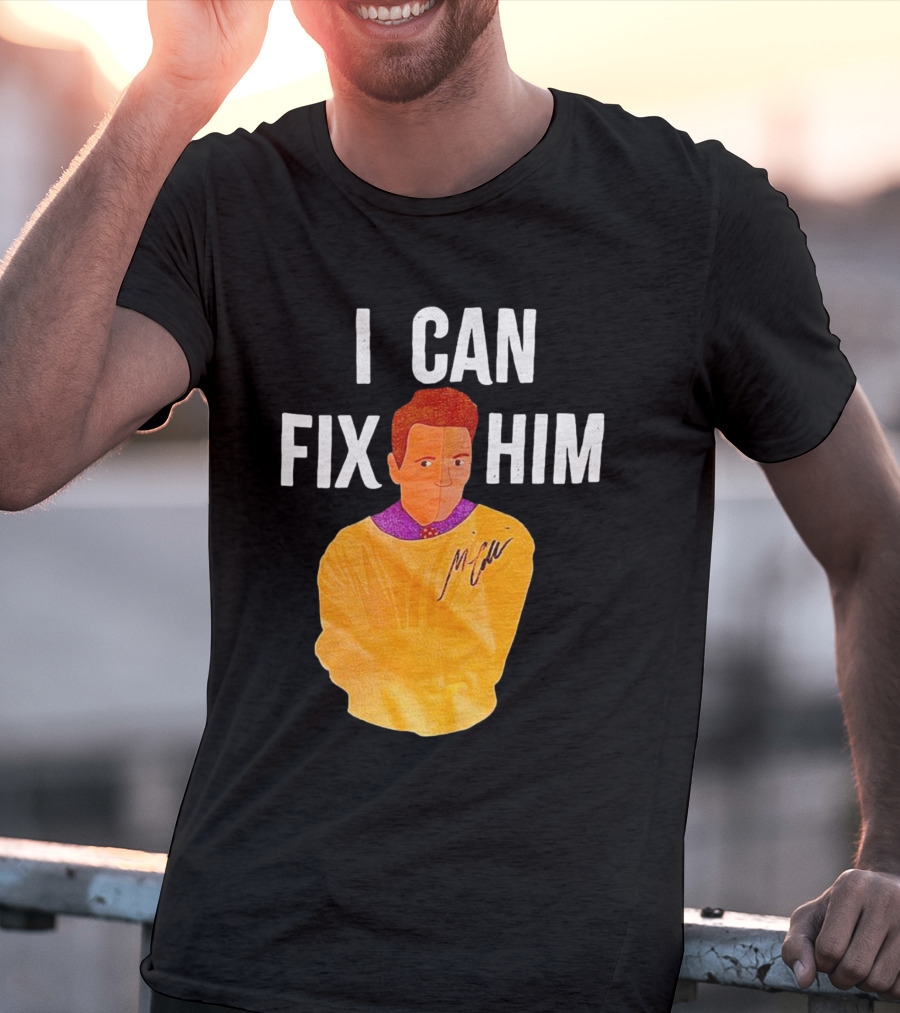 Misha Collins I Can Fix Him Orange T-Shirt