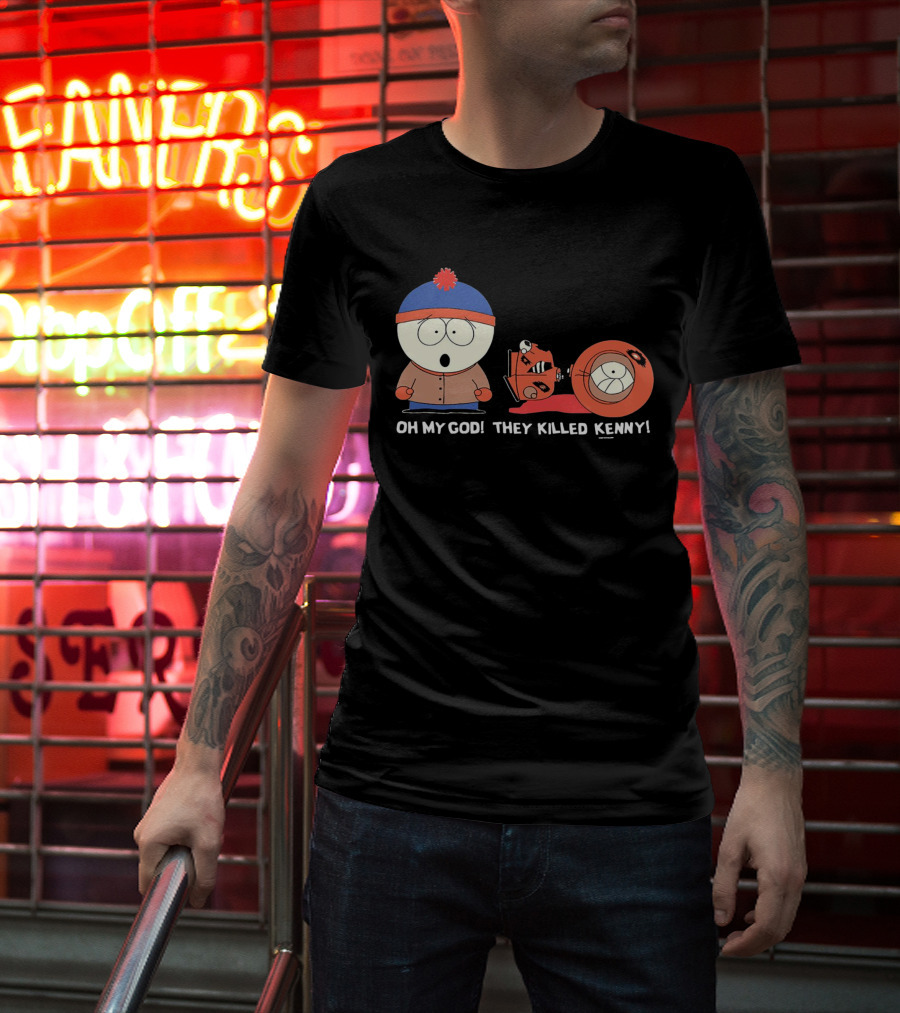 Oh My God They Killed Kenny South Park Classic Scene T-Shirt