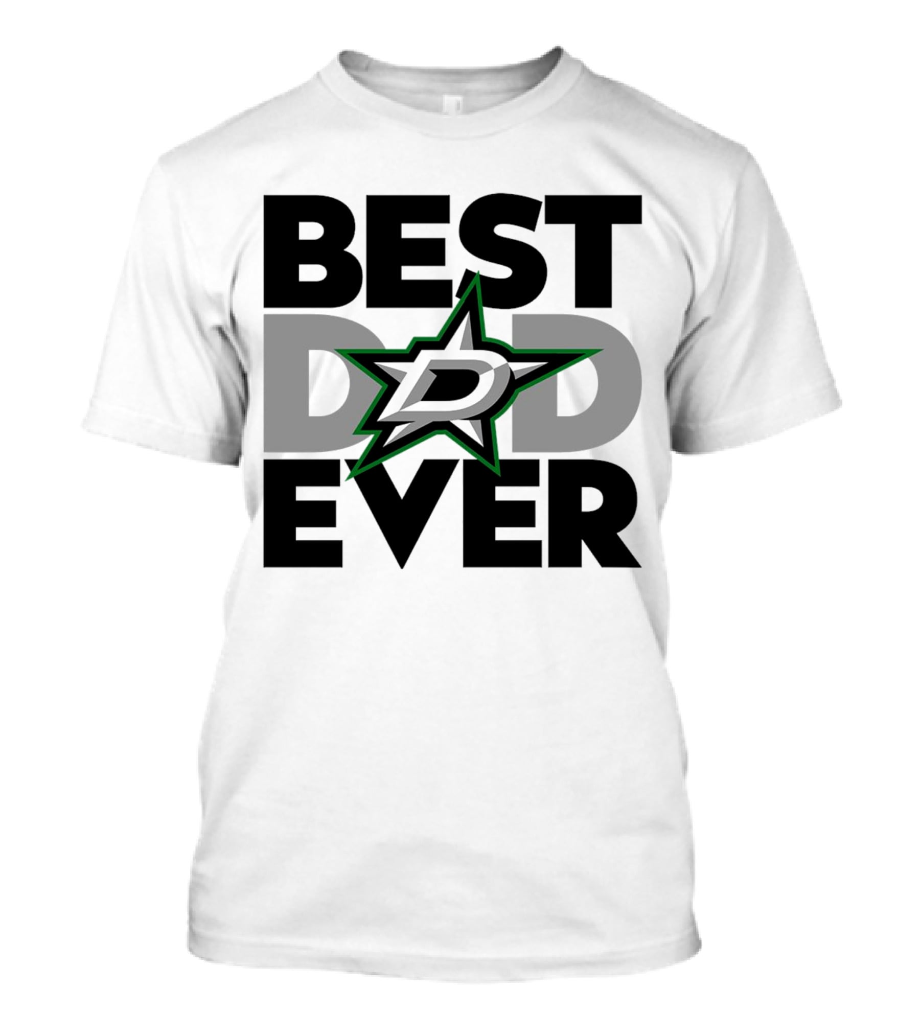 Best Dad Ever Dallas Stars NHL T-Shirt