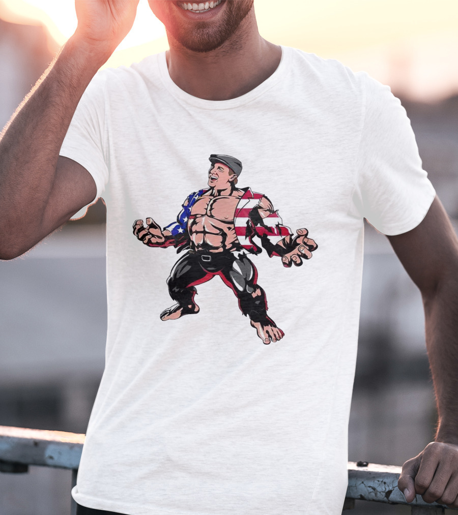 Bryson DeChambeau Hulk American Flag Transformation T-Shirt