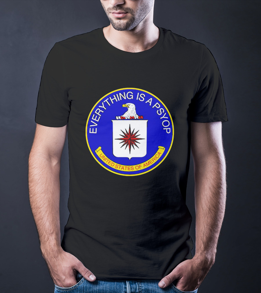 Everything Is A Psyop United States Of America Seal T-Shirt