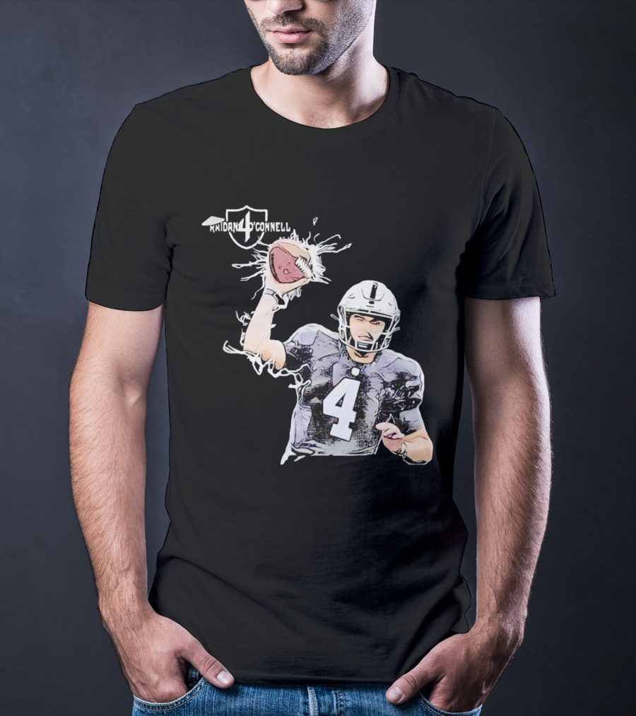 Aidan O’connell Las Vegas Raiders Football Quarterback T-Shirt
