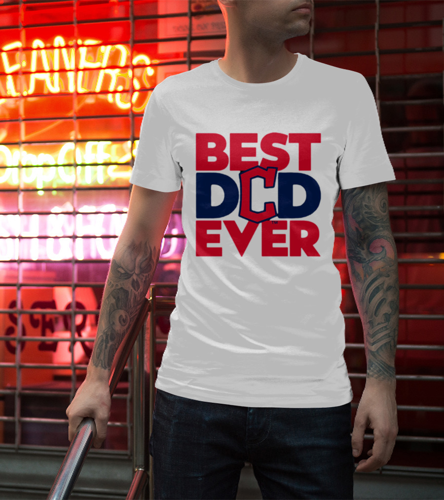 Best Dad Ever MLB Cleveland Guardians T-Shirt