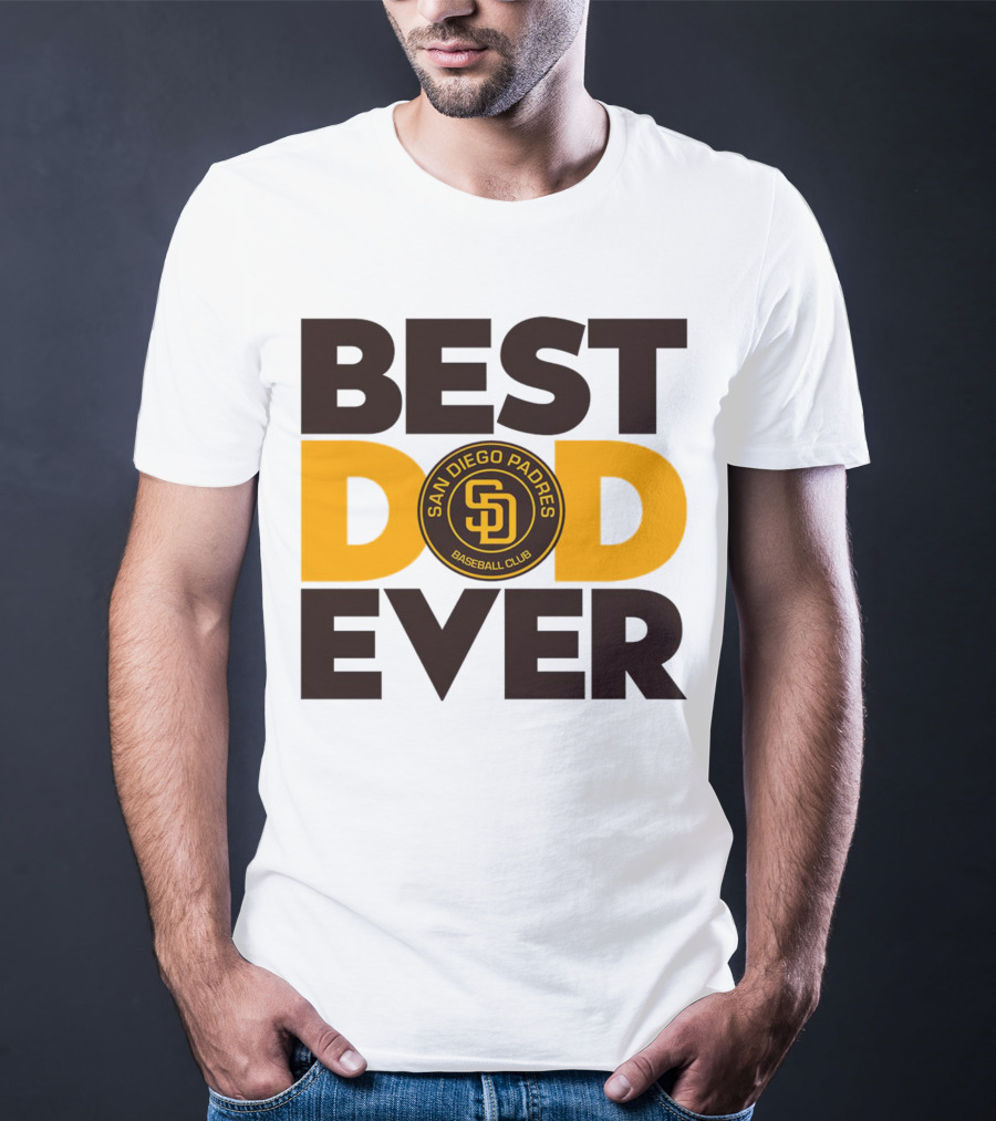 Best Dad Ever San Diego Padres Baseball Club T-Shirt