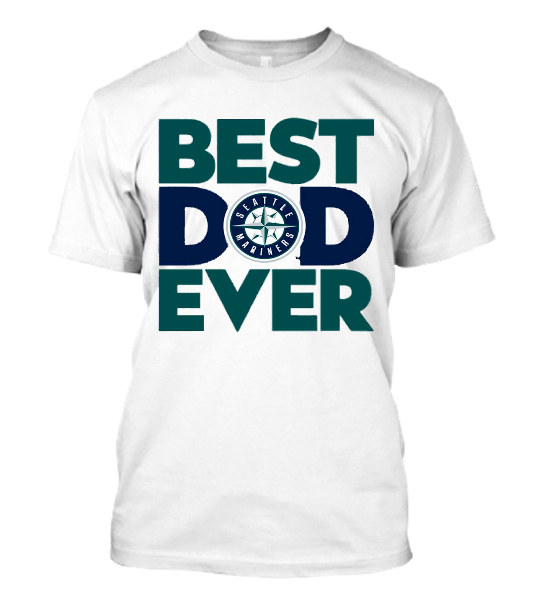 Best Dad Ever Seattle Mariners MLB T-Shirt