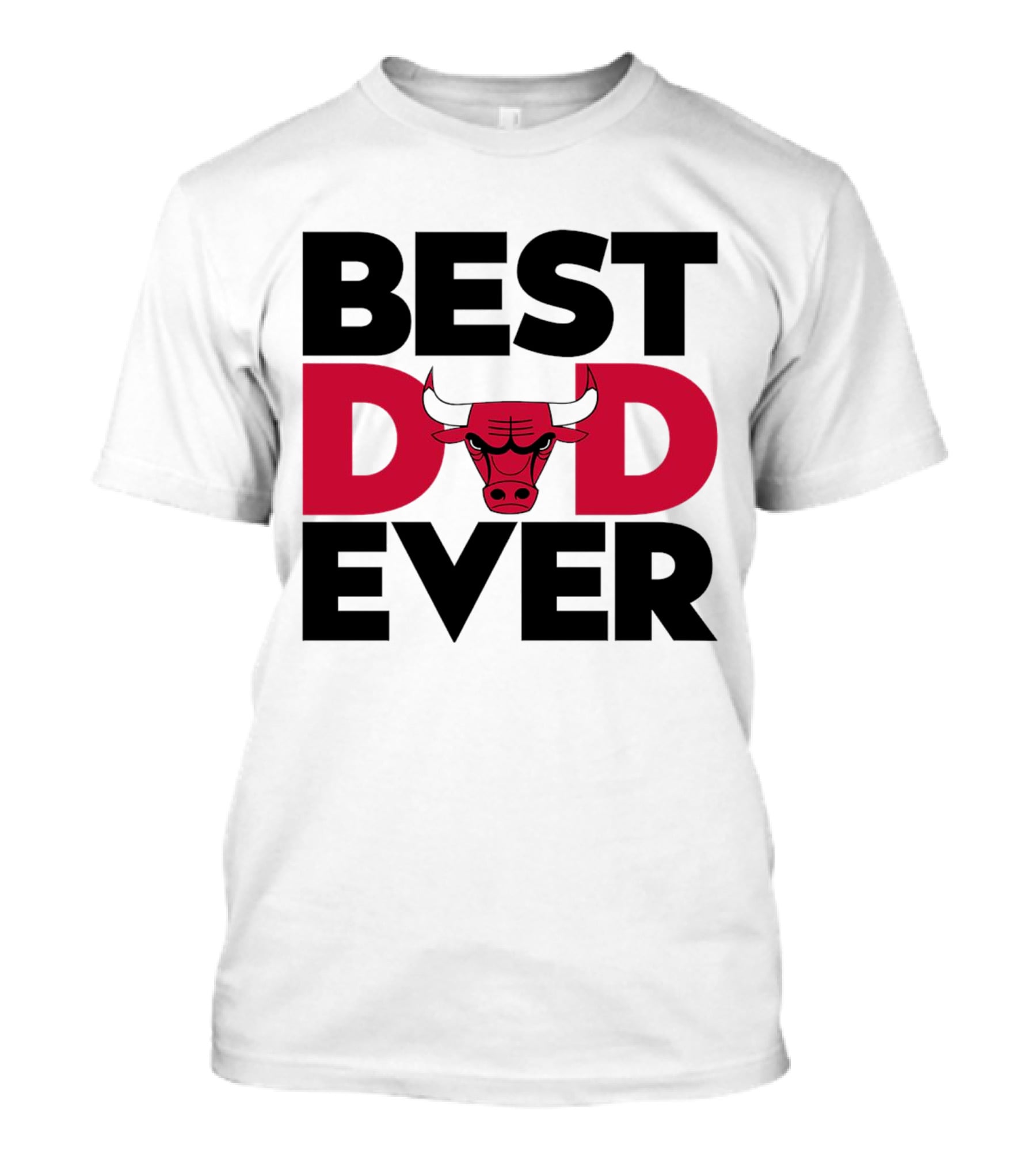 Best Dad Ever Chicago Bulls NBA T-Shirt