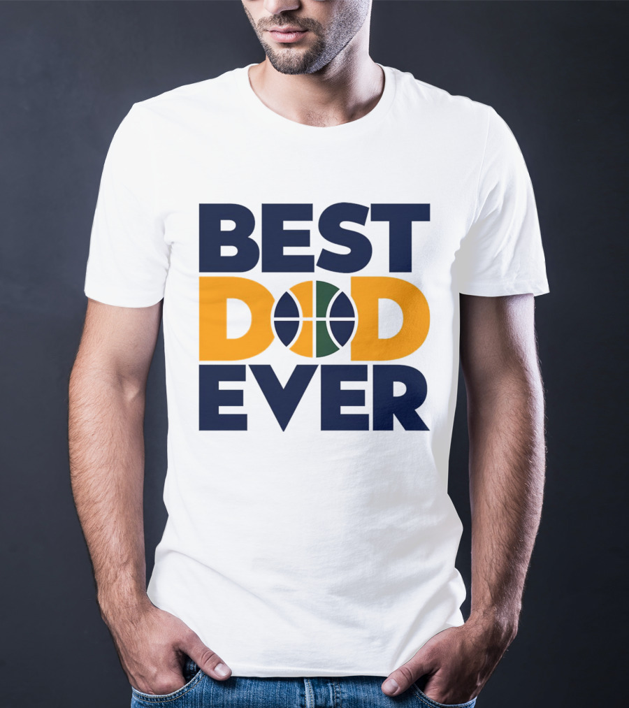 Best Dad Ever Utah Jazz Basketball T-Shirt