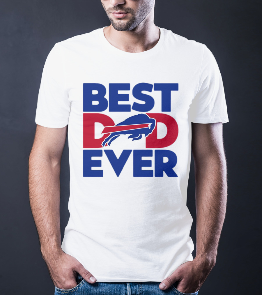 Best Dad Ever Buffalo Bills NFL T-Shirt
