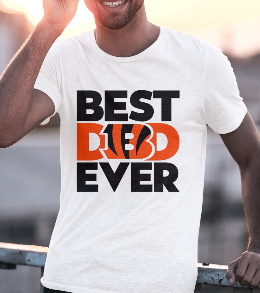 Best Dad Ever NFL Cincinnati Bengals T-Shirt
