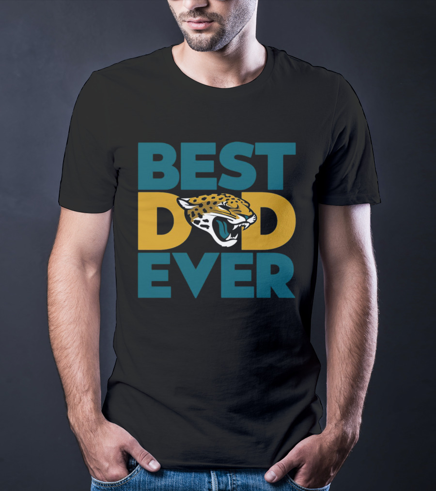 Best Dad Ever Jacksonville Jaguars NFL T-Shirt