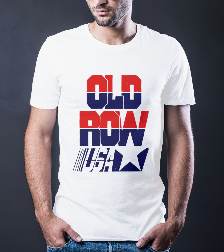 Old Row USA Vintage Star And Stripes T-Shirt