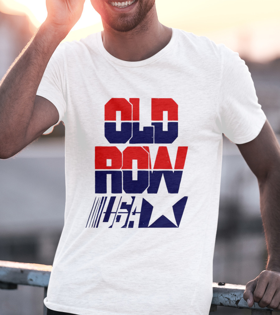 Old Row USA Vintage Star And Stripes T-Shirt