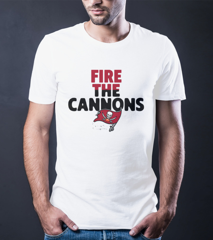 FIRE THE CANNONS Tampa Bay Buccaneers T-Shirt