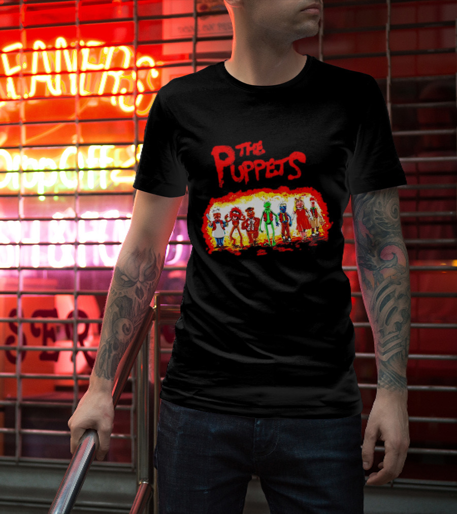 The Puppets Walking In Colorful Lineup T-Shirt