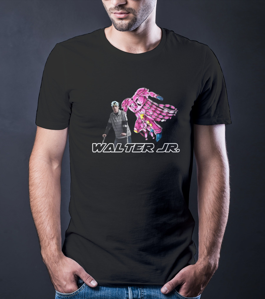 Walter Jr Tusk Act 4 Pink Armored Stand Style Duo T-Shirt