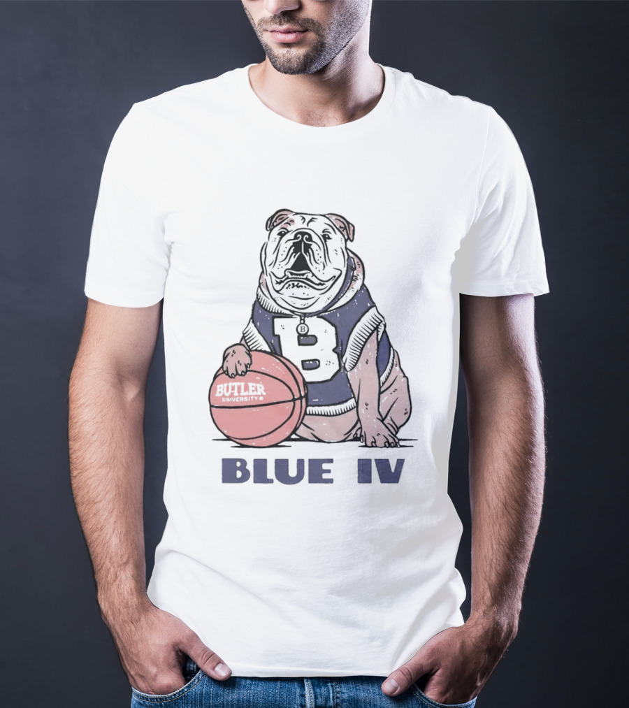 Butler University Bulldogs Blue IV Basketball T-Shirt
