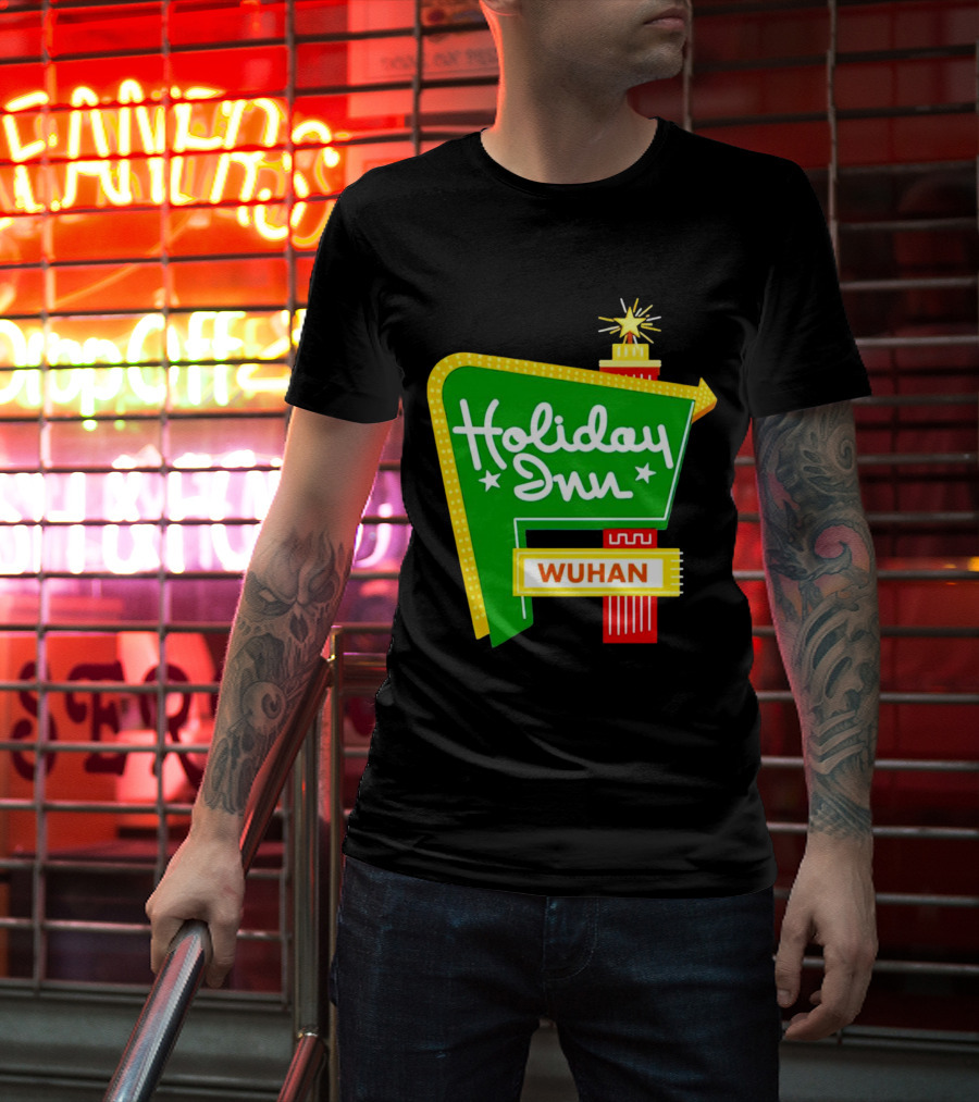 Holiday Inn Wuhan Vintage Neon Sign T-Shirt