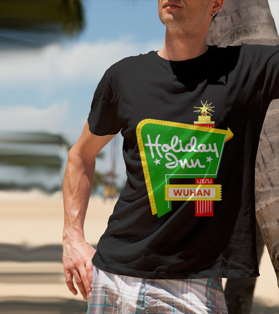 Holiday Inn Wuhan Vintage Neon Sign T-Shirt