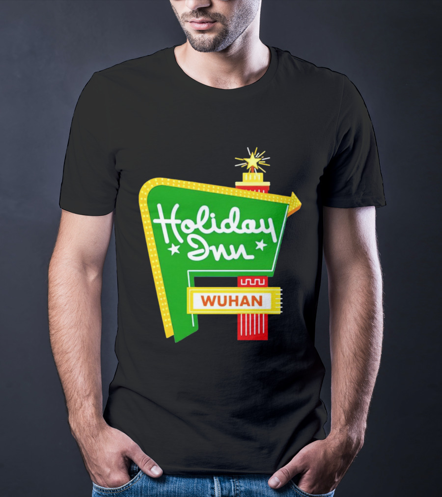 Holiday Inn Wuhan Vintage Neon Sign T-Shirt