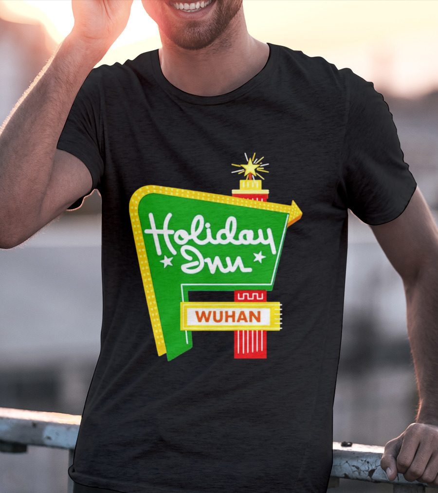 Holiday Inn Wuhan Vintage Neon Sign T-Shirt