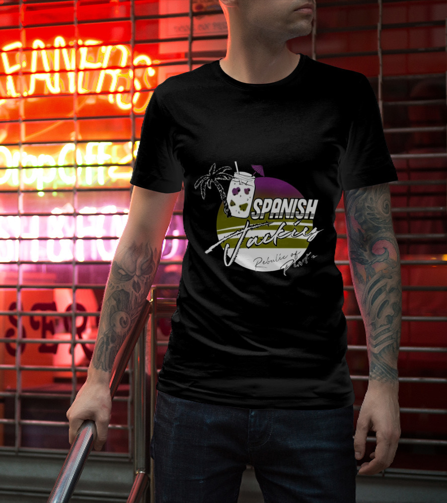 Spanish Jackie’s Tropical Drink Republic Of Pirates T-Shirt