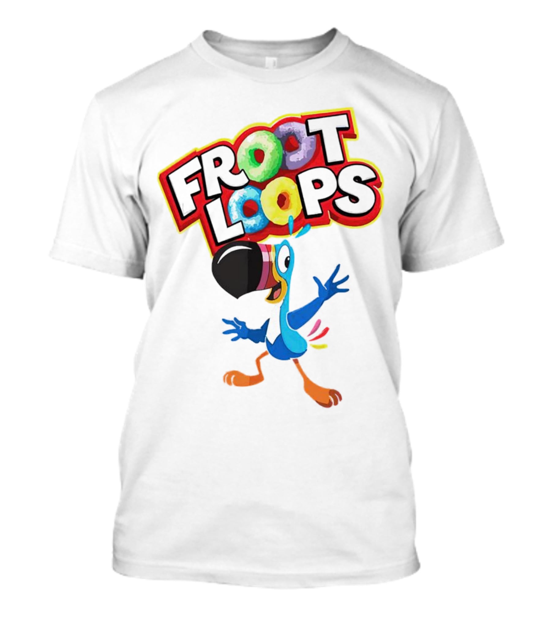 Froot Loops Toucan Sam Colorful T-Shirt