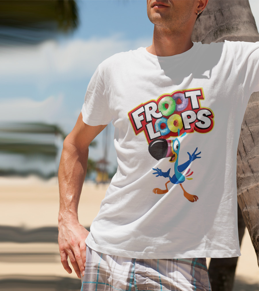 Froot Loops Toucan Sam Colorful T-Shirt