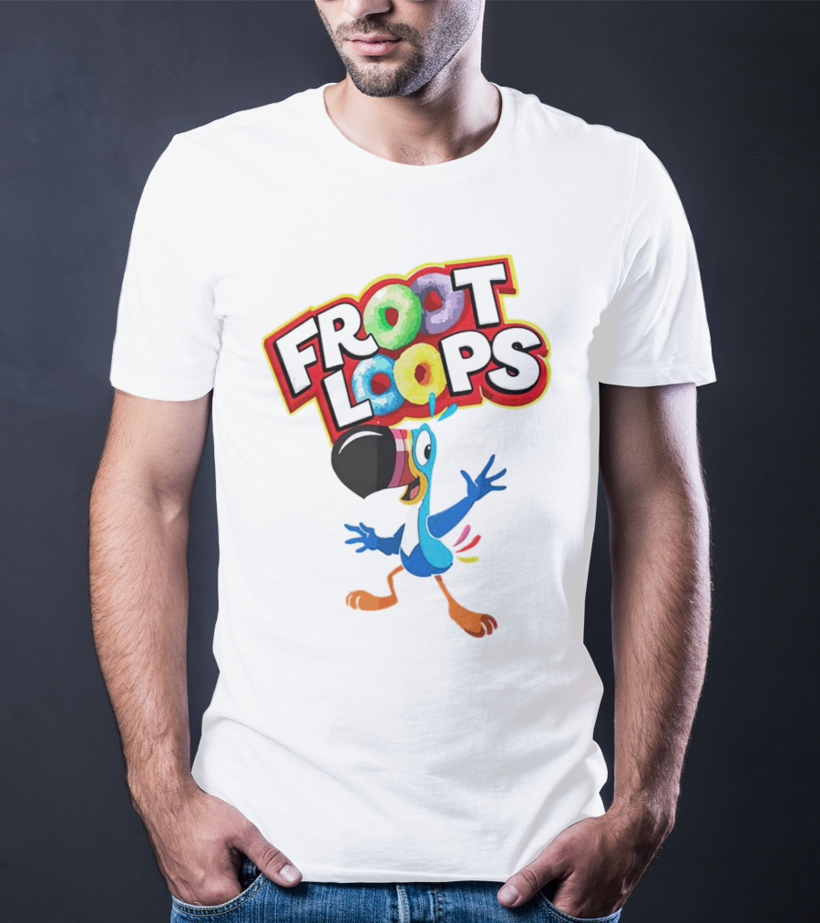 Froot Loops Toucan Sam Colorful T-Shirt