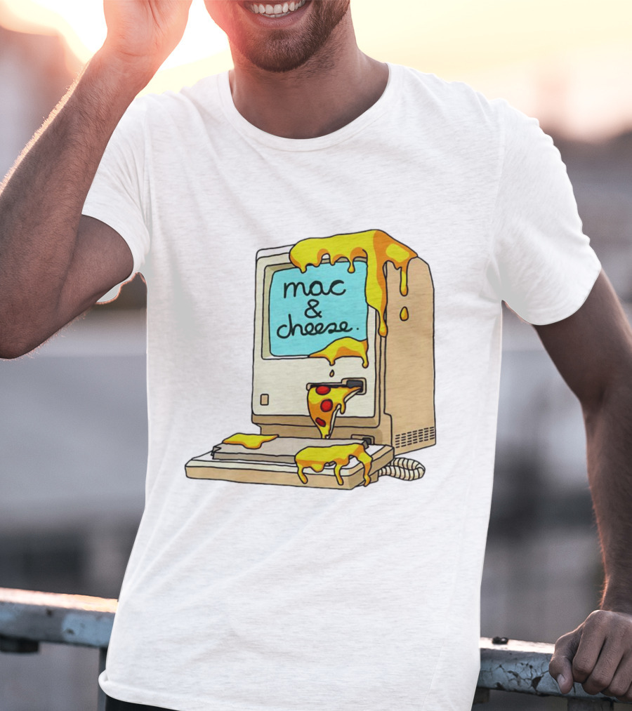 Mac And Cheese Dakkadakka Pizza Computer T-Shirt