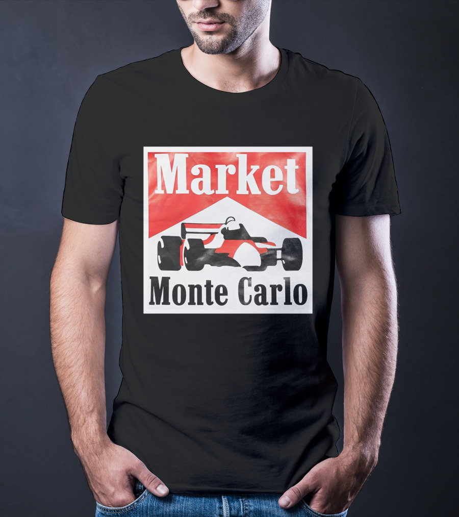 Market Monte Carlo Formula Racing Car T-Shirt