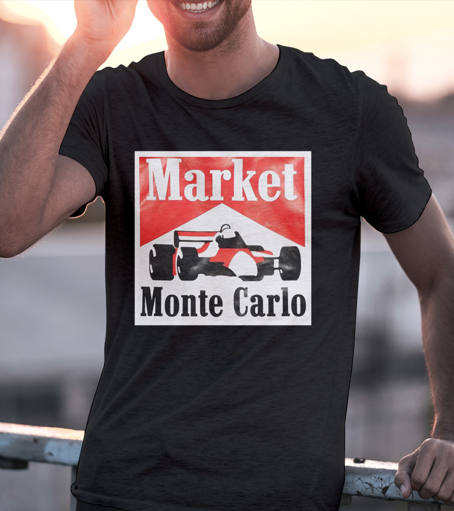 Market Monte Carlo Formula Racing Car T-Shirt