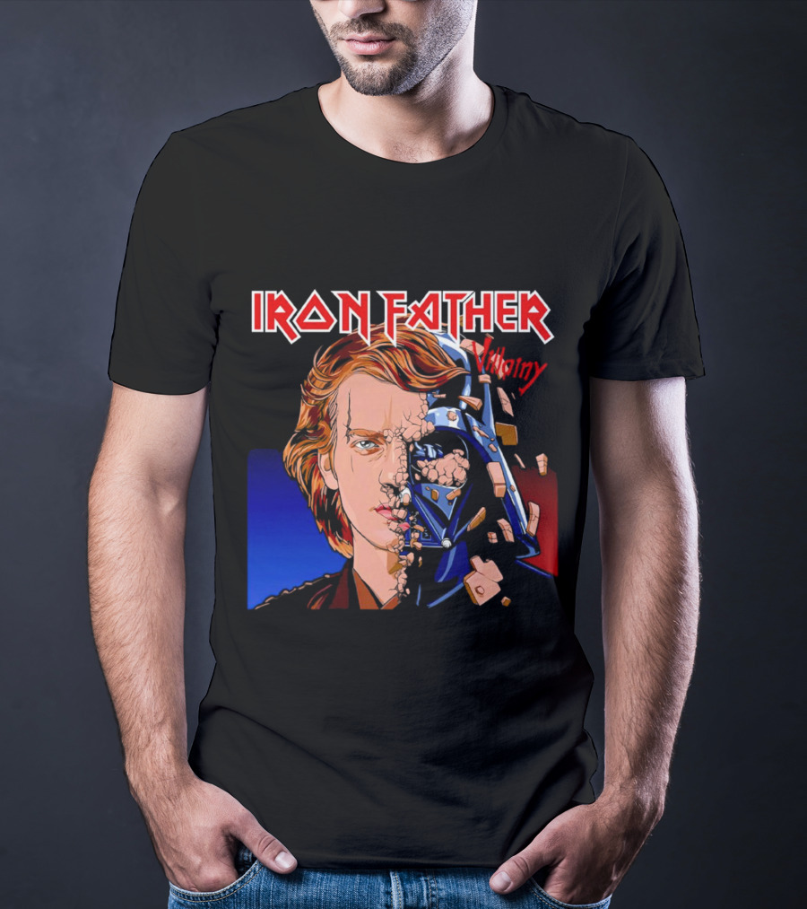 IRON FATHER Villainy Darth Vader T-Shirt