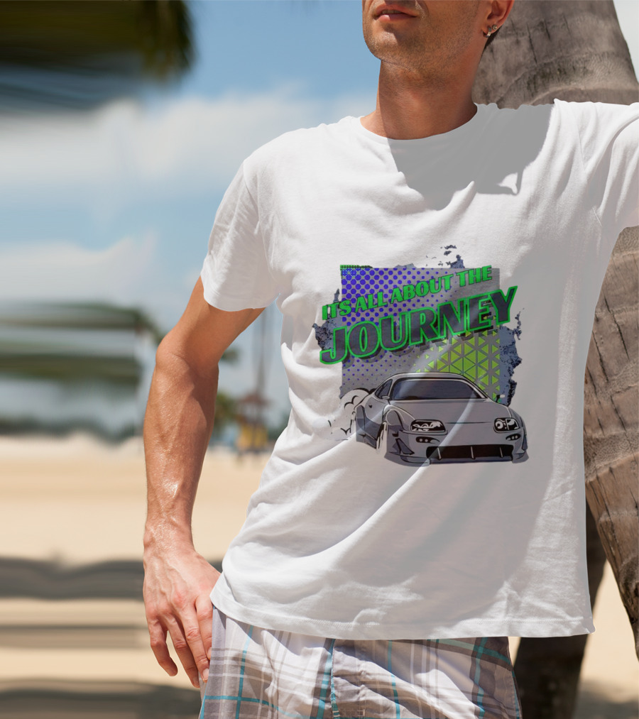 It’s All About The Journey Car Racing T-Shirt