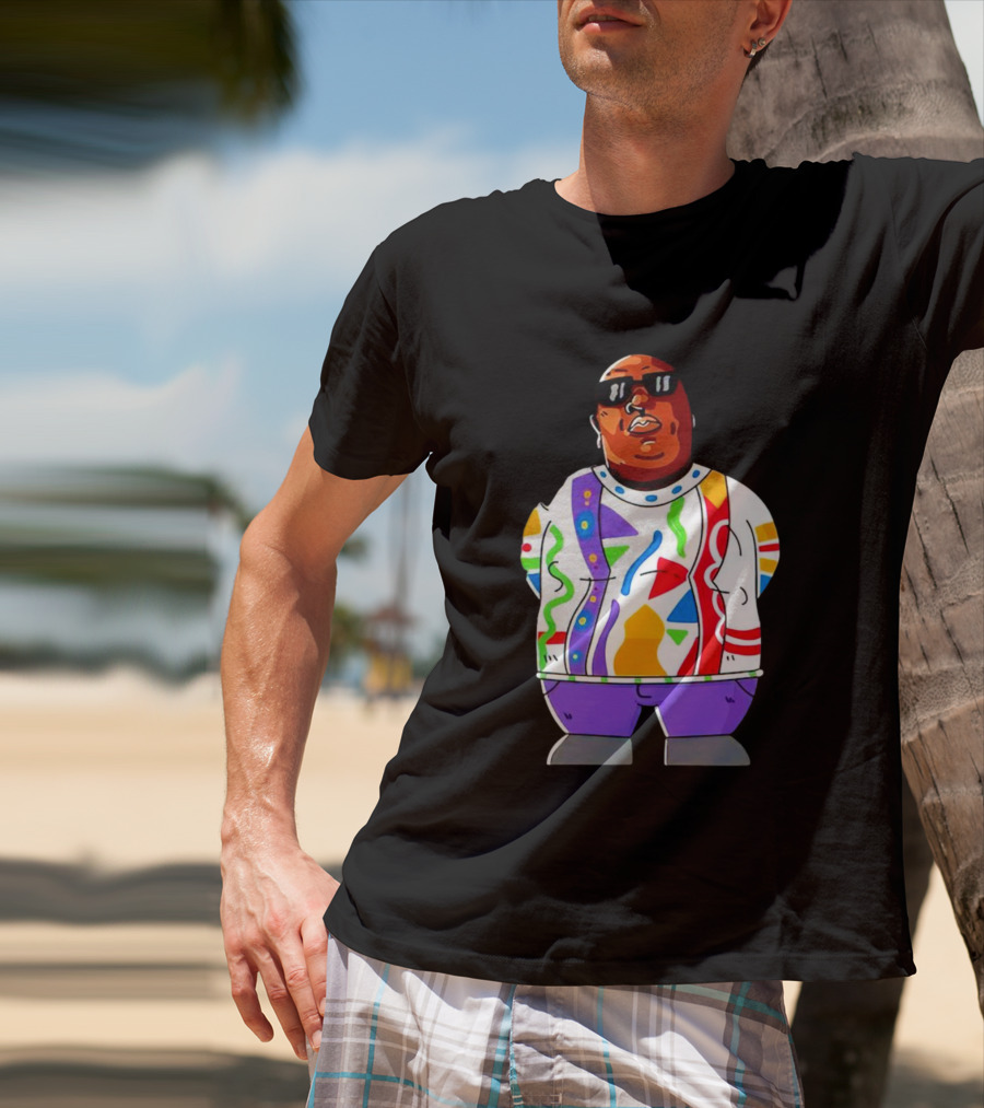 RIP Big Pokey Colorful Sweater Cartoon T-Shirt