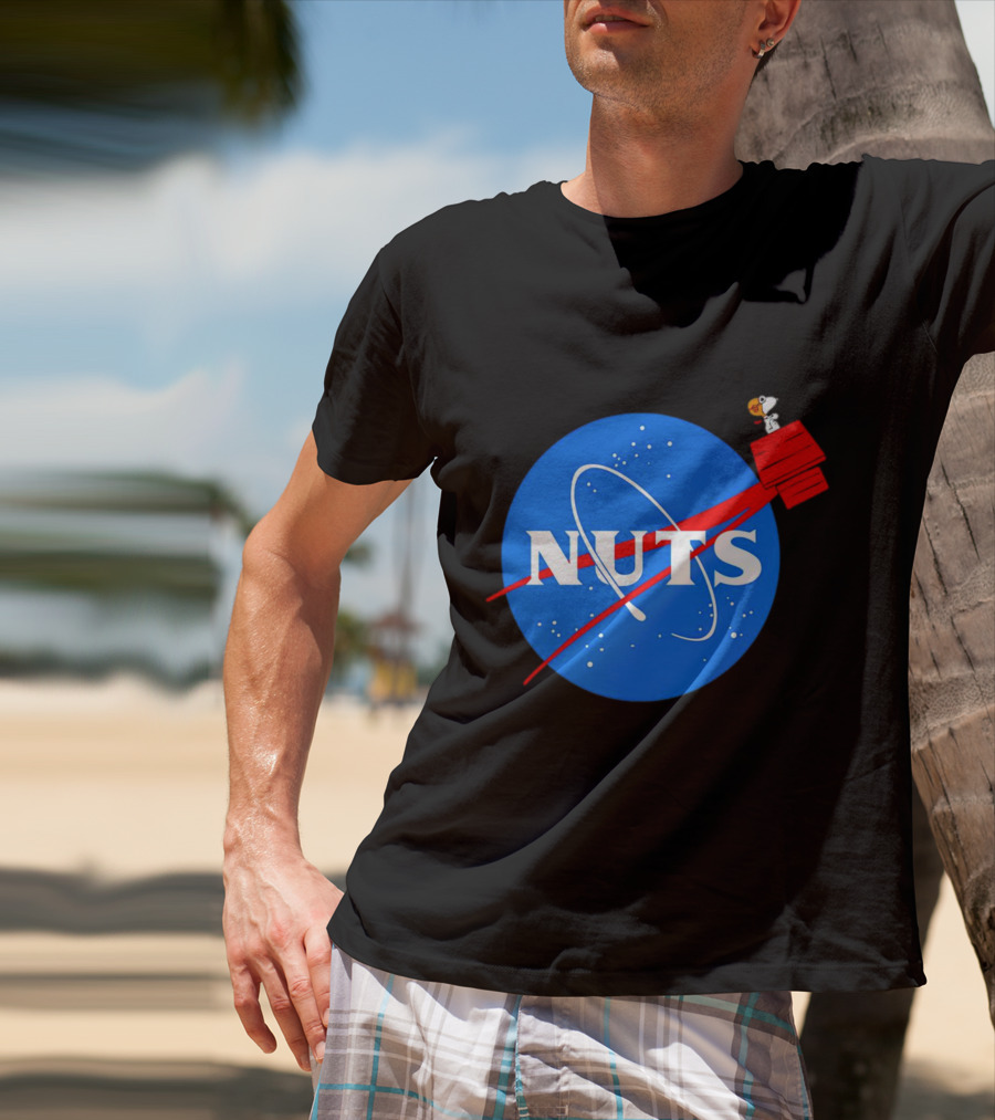 Snoopy Space Nuts NASA Parody Astronaut Adventure T-Shirt