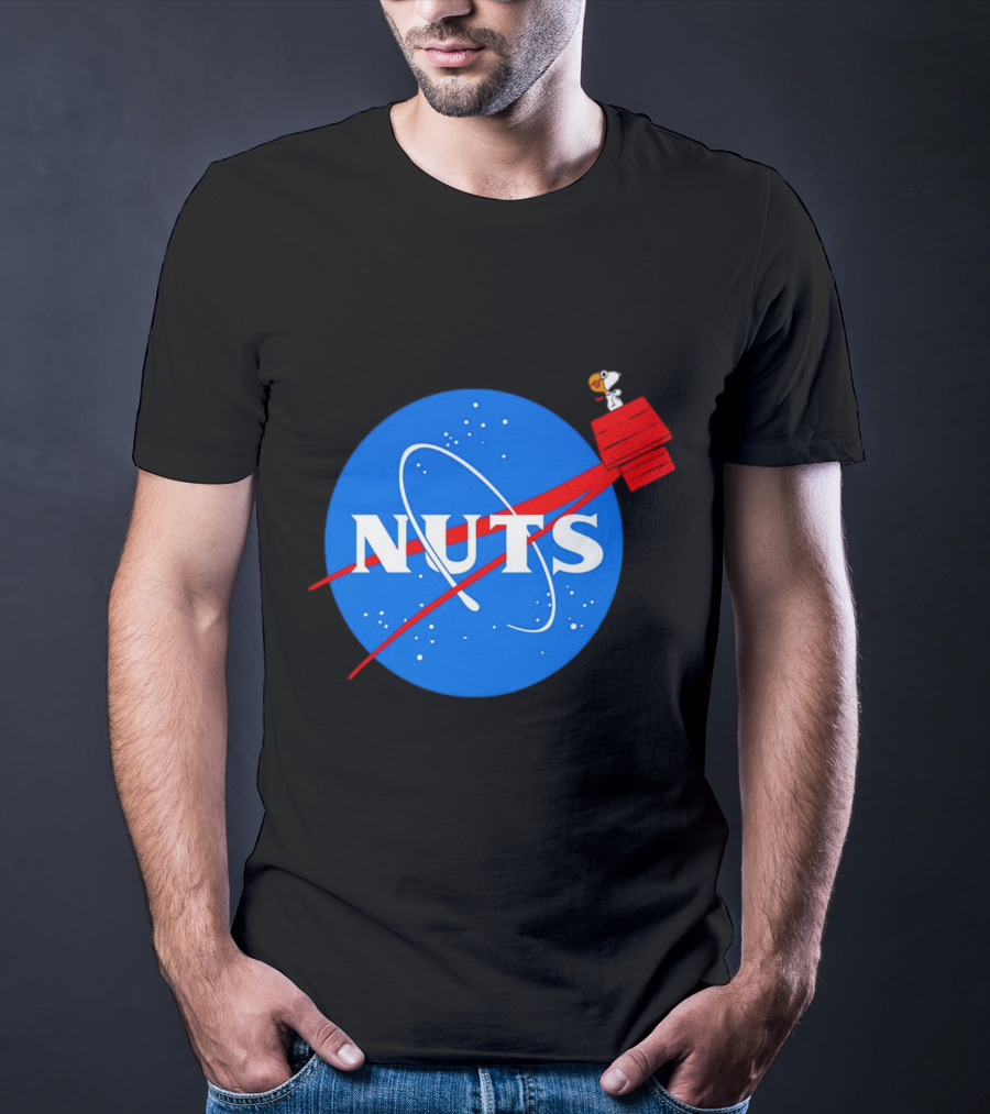Snoopy Space Nuts NASA Parody Astronaut Adventure T-Shirt