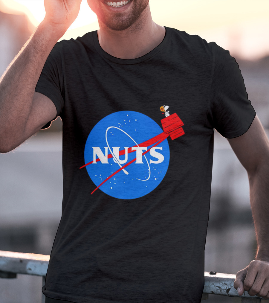 Snoopy Space Nuts NASA Parody Astronaut Adventure T-Shirt