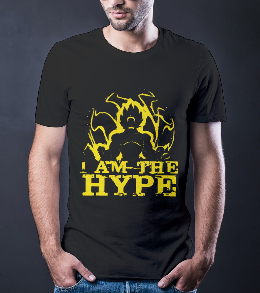 Vegeta I Am The Hype Super Saiyan Yellow Aura T-Shirt